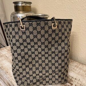 Gucci Monogram Canvas Tote